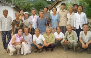 Visiting the home for the old aged at Chungjin, North Korea